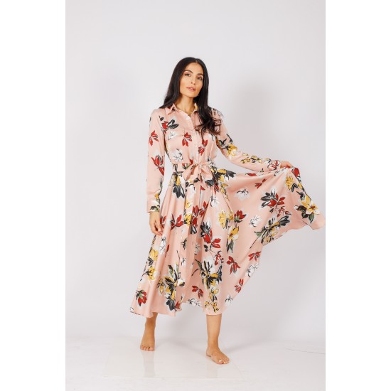 DESENLİ GÖMLEK ELBİSE BOHO LOVES ELİF MISIRLI